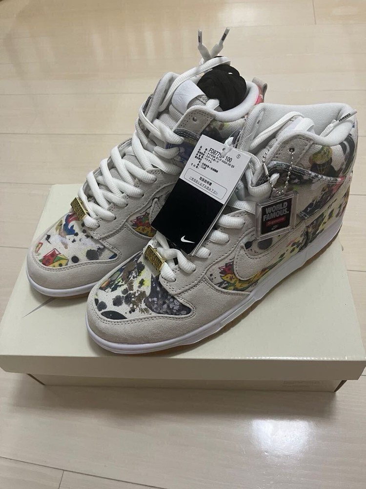 Nike SB Dunk High Rammellzee Multicolor Sneakers US10 Men’s 2023 Release