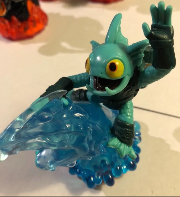 Skylanders Trap Team - TIDAL WAVE GILL GRUNT - WATER ELEMENT