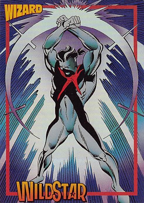 Wildstar 1993 Wizard Magazine Series II Foil Promo Card #10
