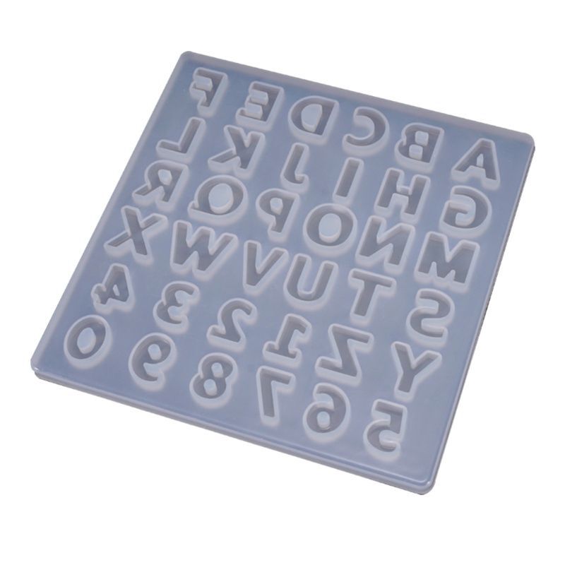DIY Silicone Digital Letter Mold for Epoxy Resin & Cement Crafts