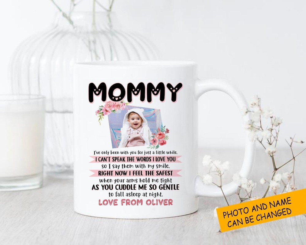 Personalized Mommy Mug Custom Image Baby Mug Mothers Day Gift Mothers Day Mug