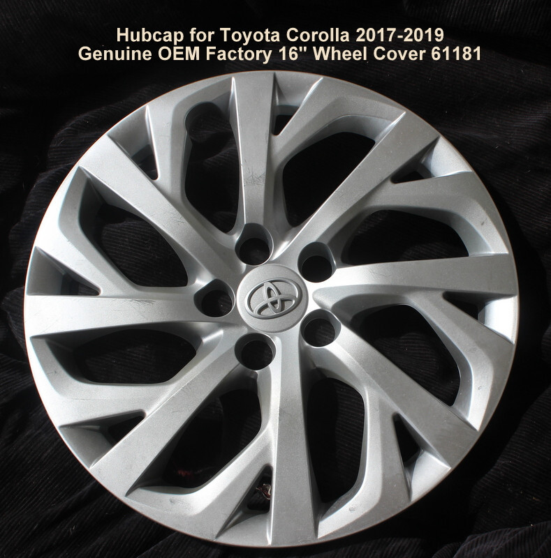 Genuine Toyota Corolla Hubcap Wheel Cover 2017-2019 OEM 61181 42602-02530