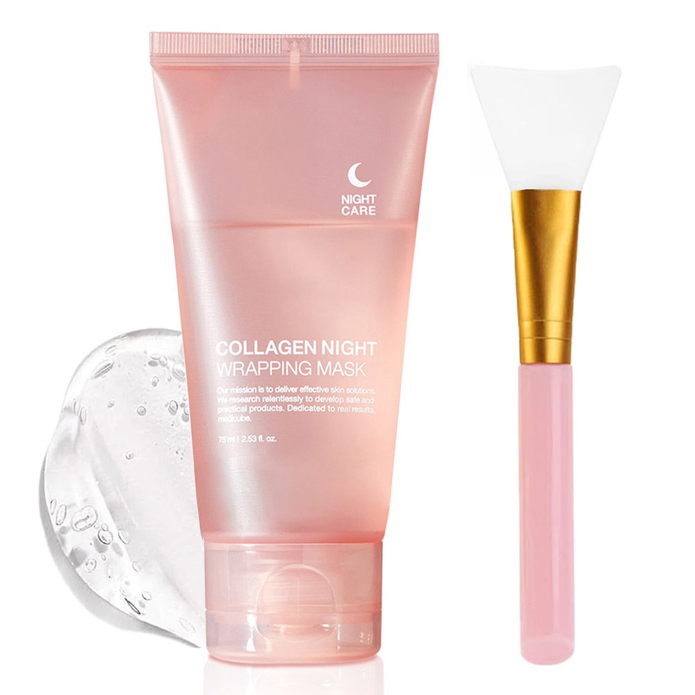 Moisturizing Collagen Night Wrapping Mask Peel Off Facial Treatment US