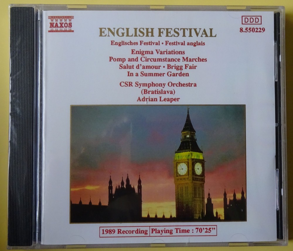 English Festival - CSR Symphony Orchestra - New Sealed Naxos CD 8.550229