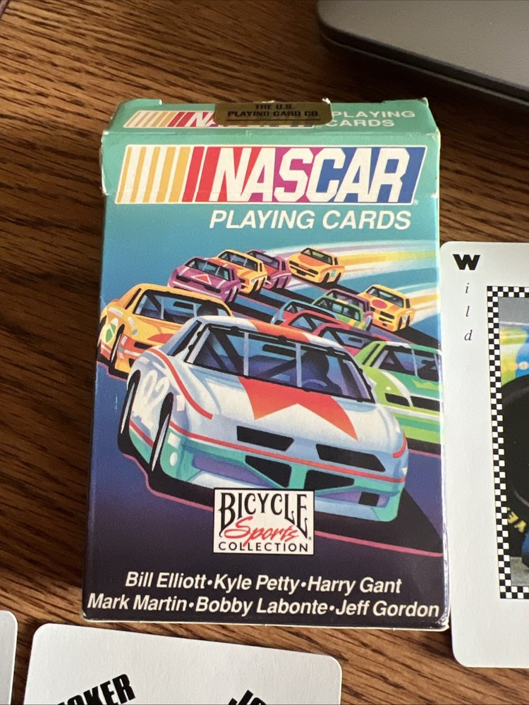 Vintage NASCAR Bicycle Playing Cards Featuring Petty Elliott Martin
