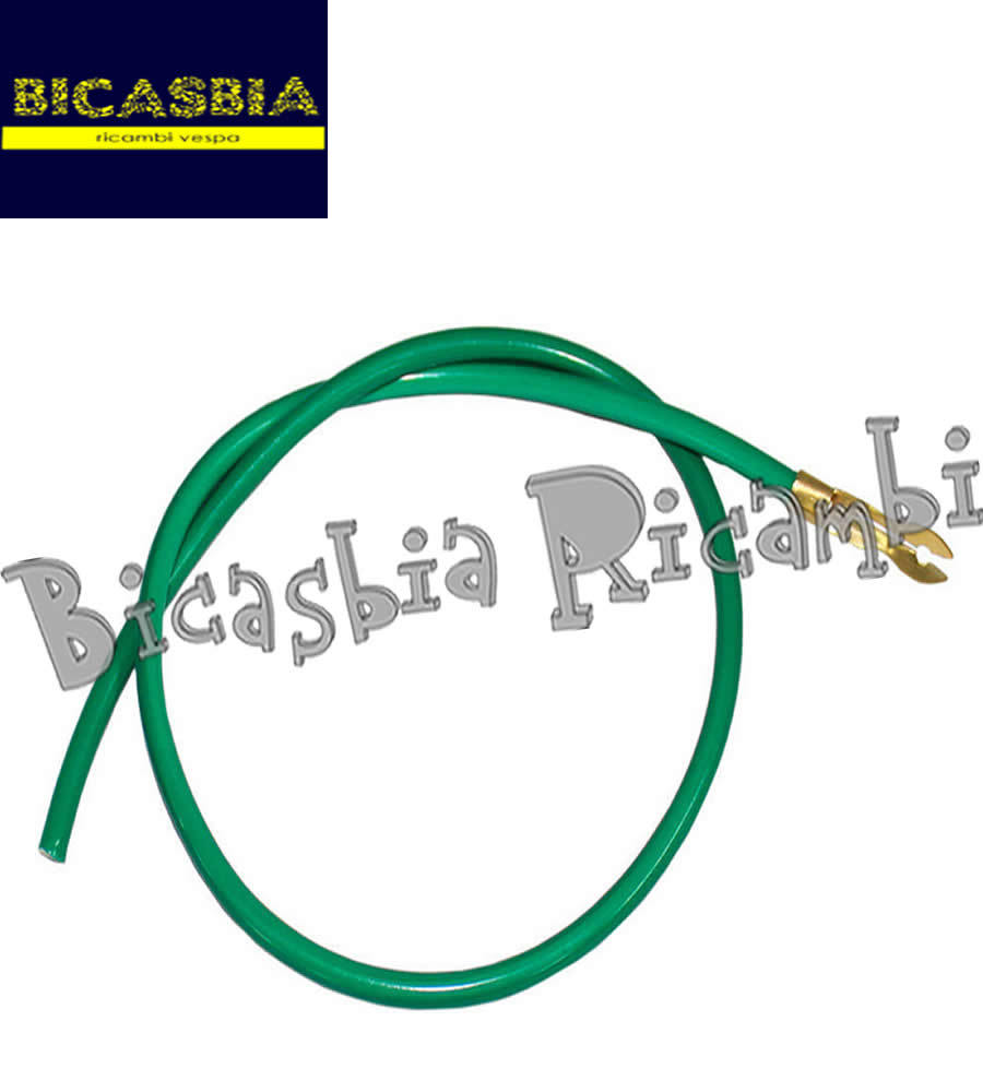 7737 Spark plug wire green with fork Vespa 50 Special R L N 125 ET3 Primavera