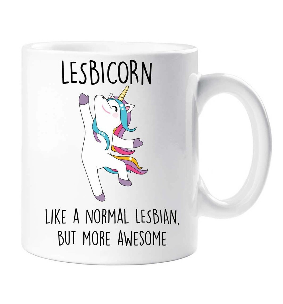 Lesbicorn Mug Unicorn Like A Normal Lesbian But More Awesome