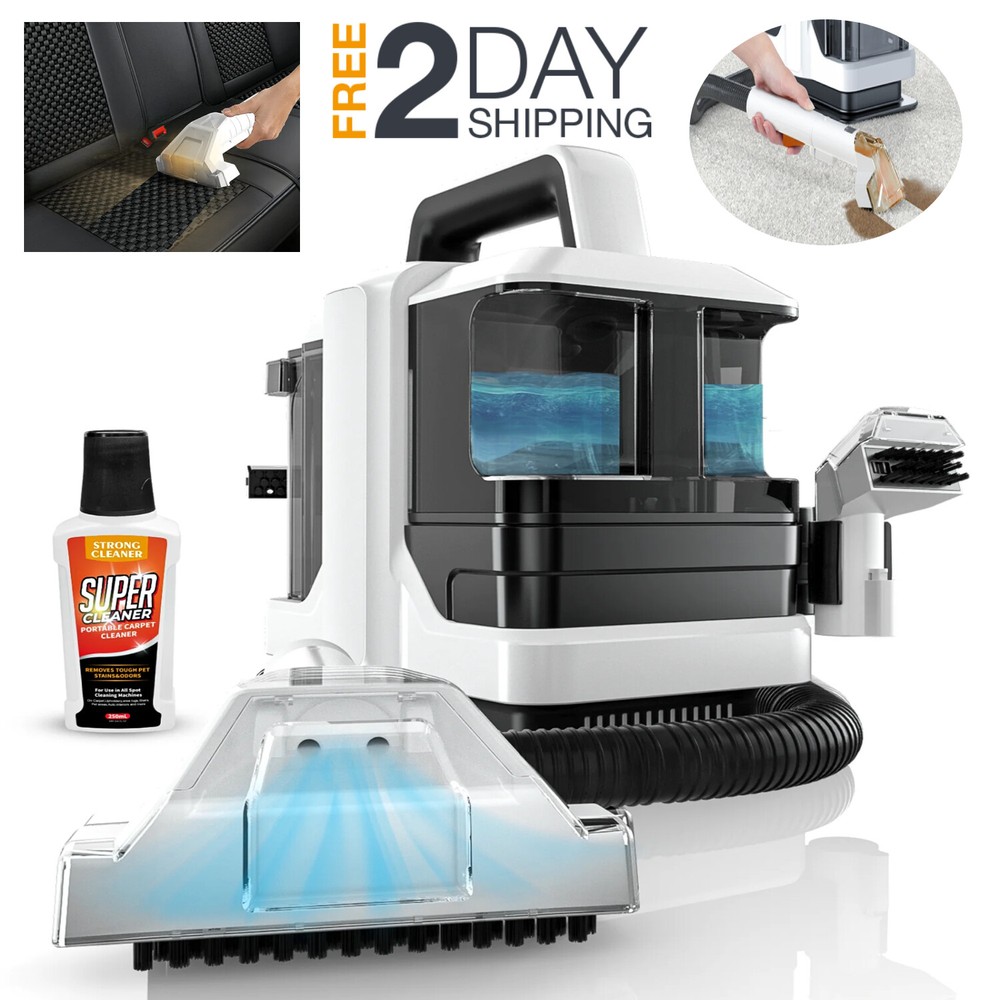 Maquina Para Lavar Alfombras De Casa y Secar Limpiar Carros Aspiradora Portátil