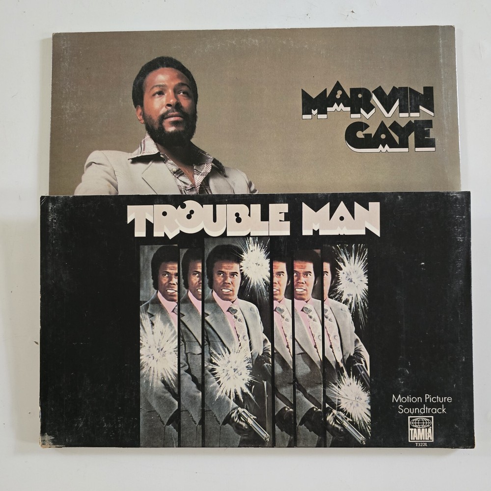 Original Marvin Gaye Trouble Man WLP Promo Vinyl LP Tamla Records Soul Jazz RARE