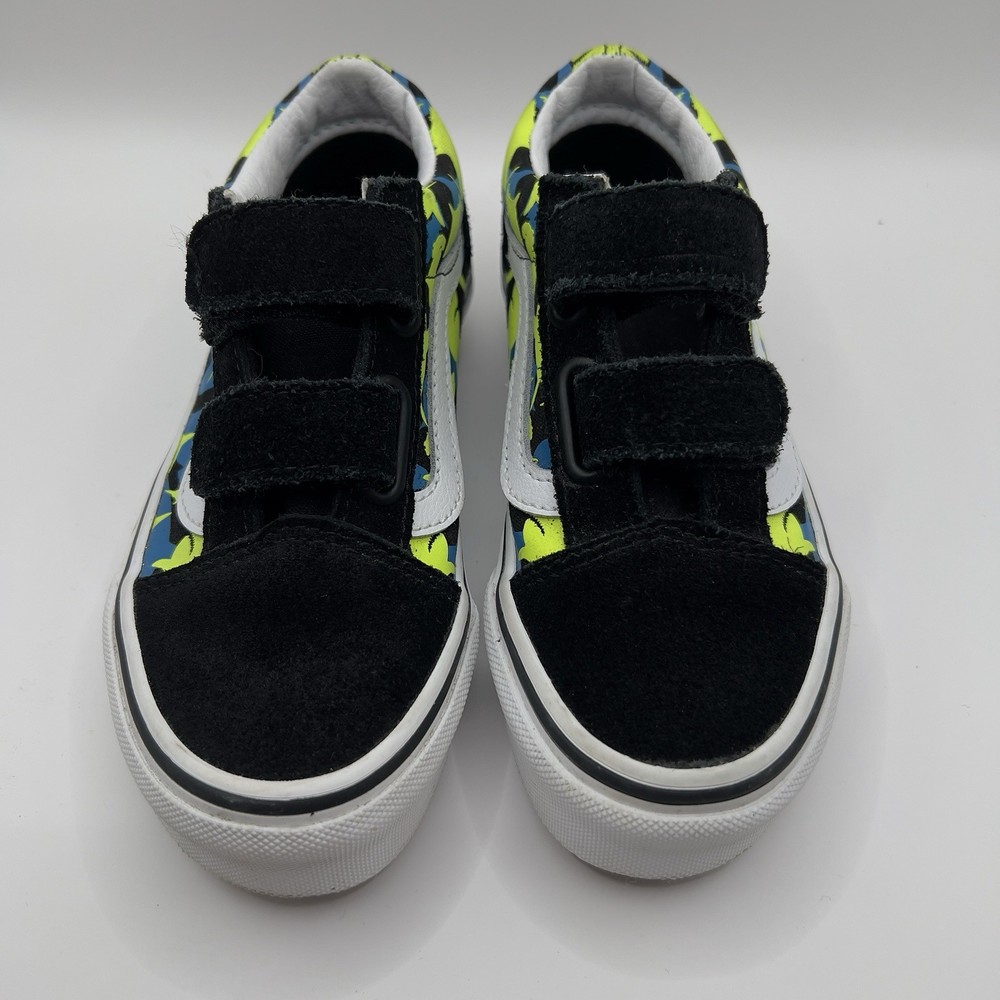 Vans Multi Color. Size US kids Size 12.0.  Glow In The Dark.