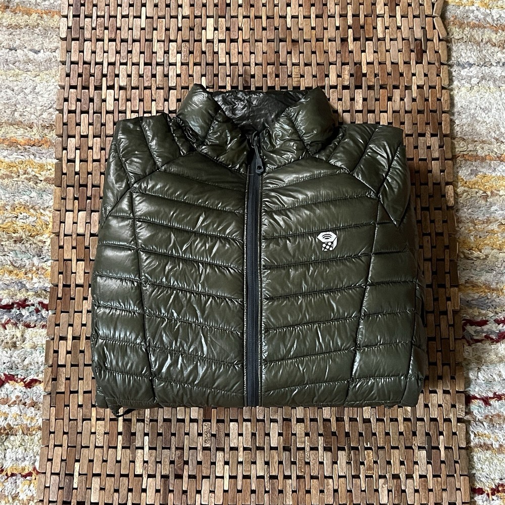 Mountain Hardwear Ghost Whisperer Ultralight Puffer Jacket in Forest Green Size Medium