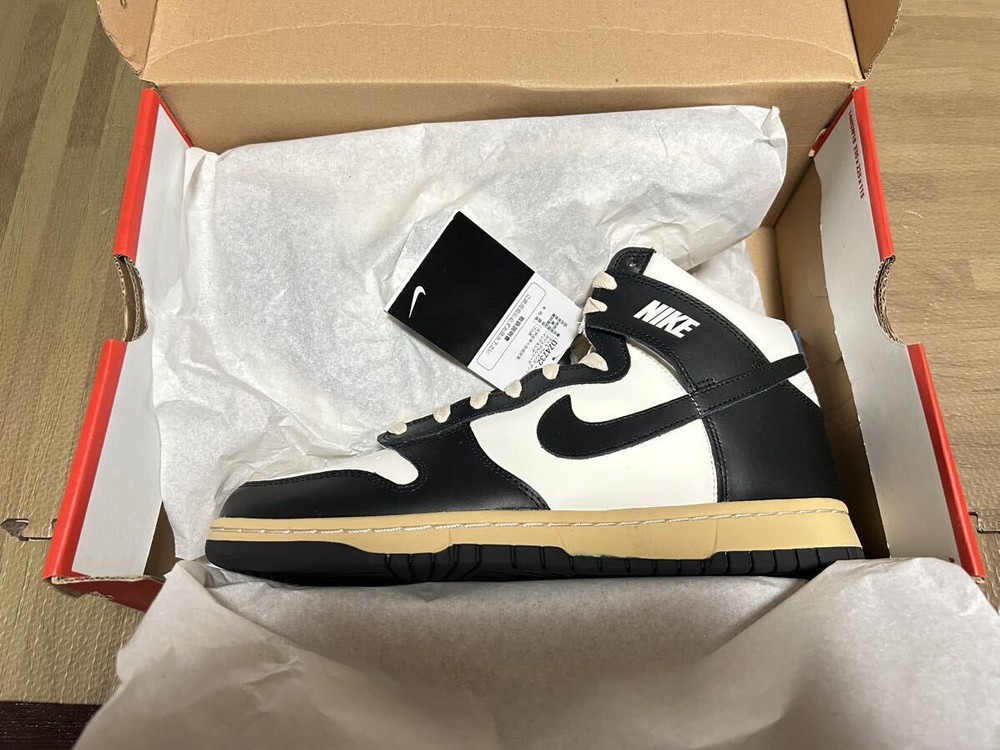 NIKE Men 9.5US   Dunk High Se Men Women 28Cm Panda Dz4732-133 White Black  2