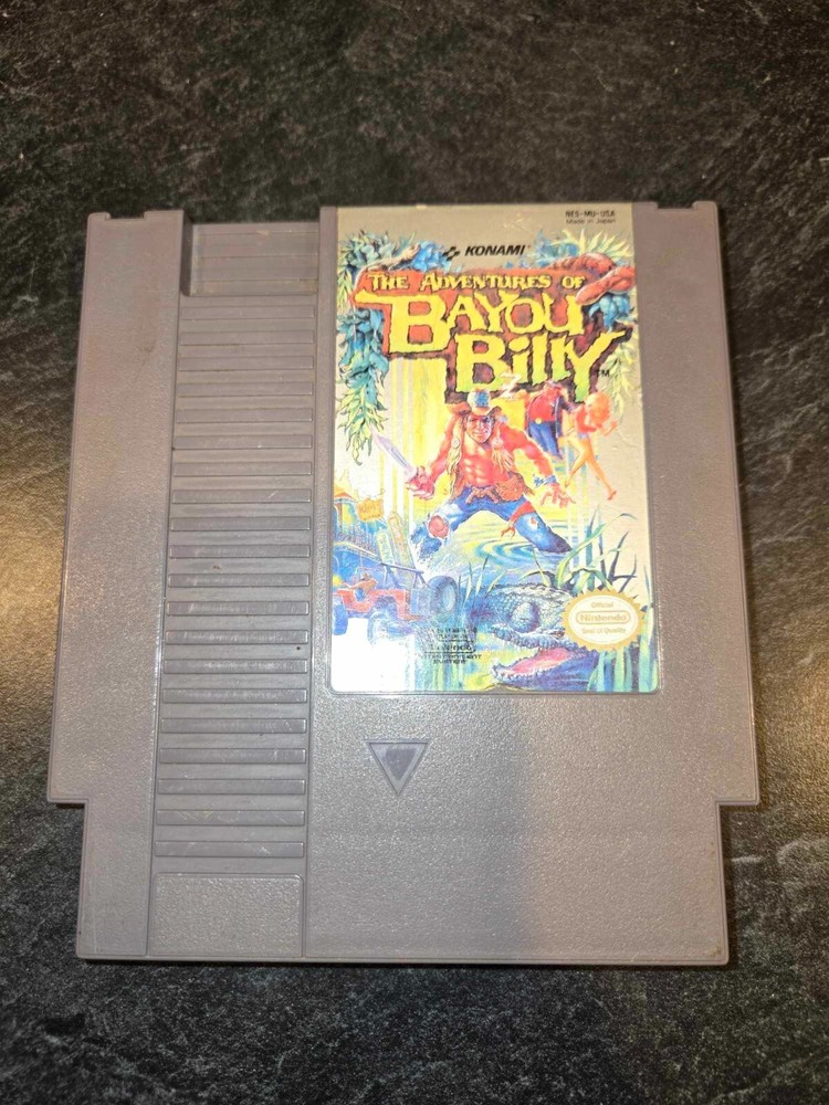 Bayou Billy NES Vintage 1985 Game Cartridge - Classic Action Adventure