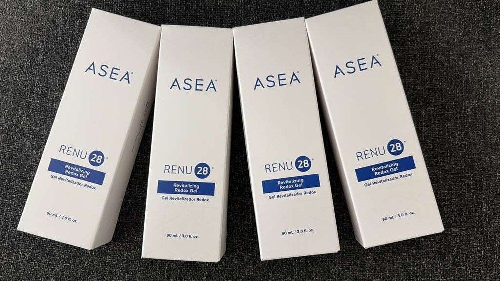 Asea RENU 28 Revitalizing Redox Gel - 90 ml/3.0 fl oz 4 PACK