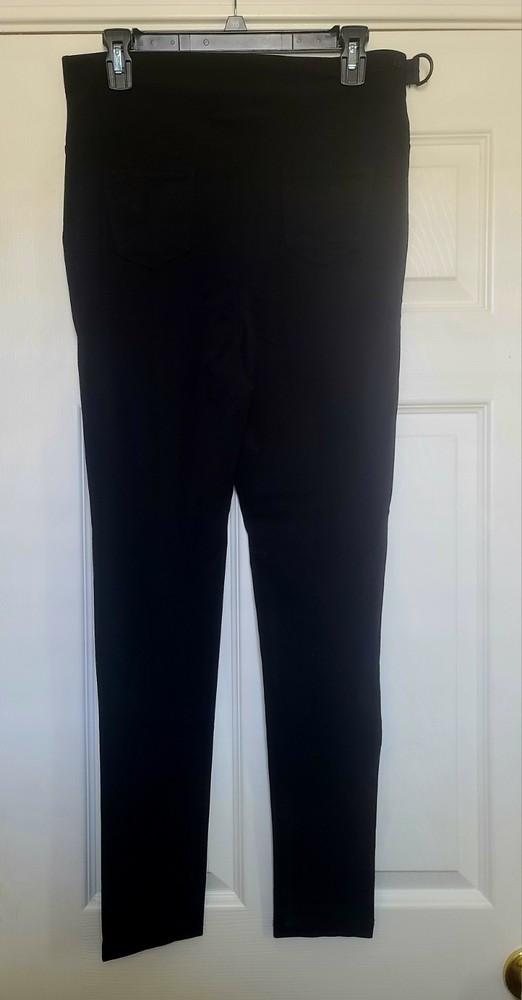Tagoo Women's Maternity Leggings  Pockets Black Size Medium