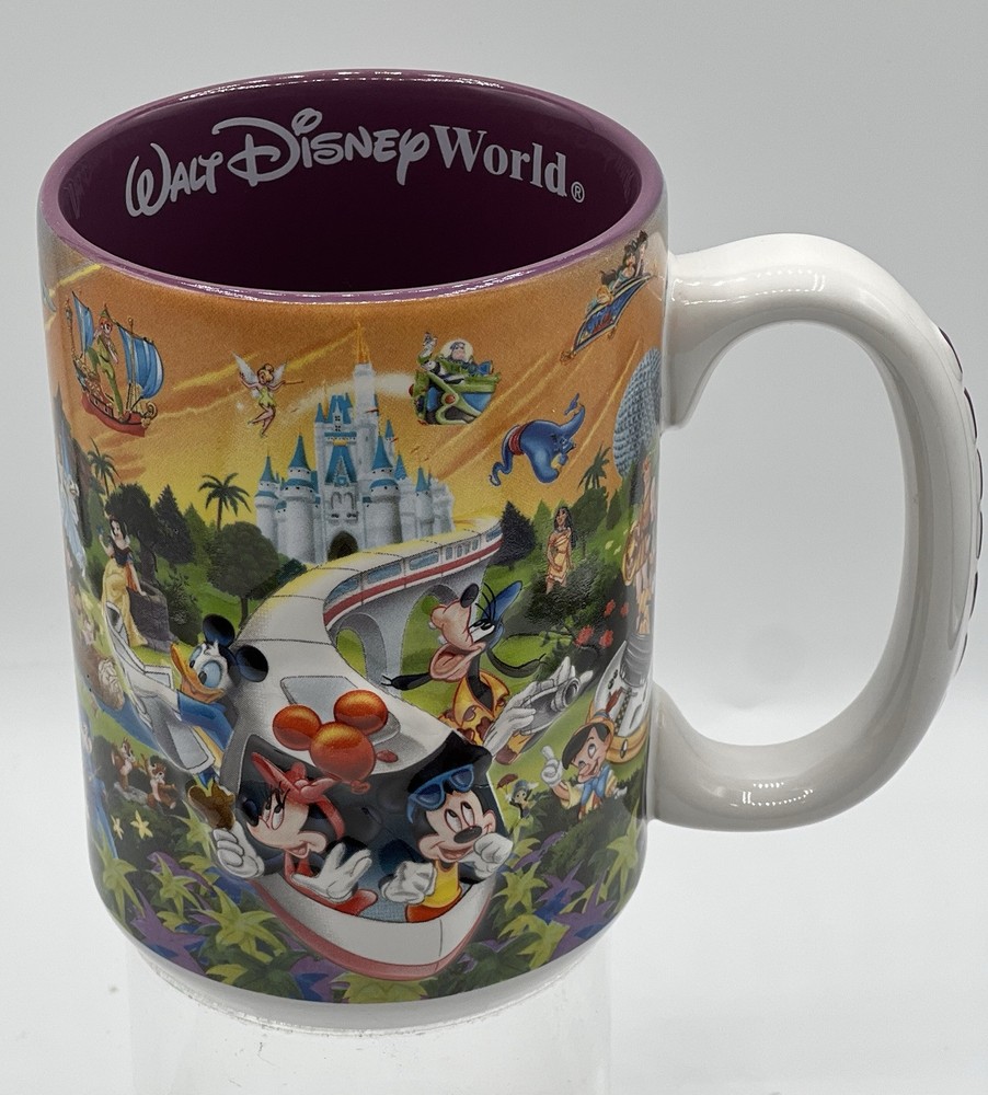 Vintage Disney World Grandma Ceramic Mug with Mickey and Minnie Design