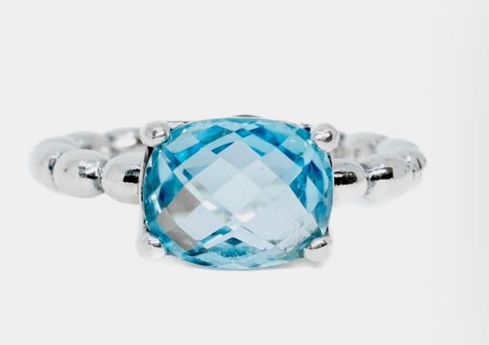 925 Sterling Silver Retired Authentic Pandora Cool Breeze Ring Sz 6.25