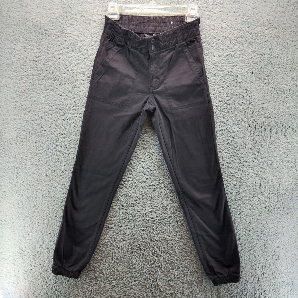 American Eagle Jogger Pants Womens Size 2 Black Elastic Waist Mid Rise NWT