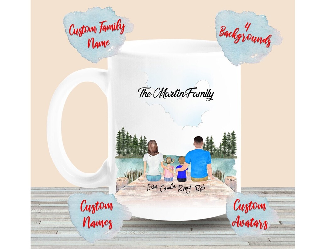 Family Mug Fathers Day Gift Fathers Day Gift From Daughter Personalized Gifts Fo