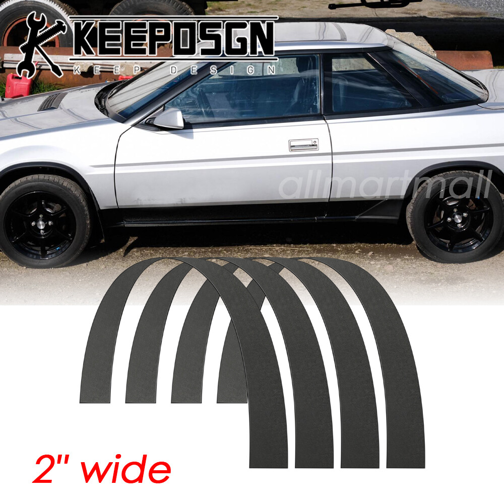 For Subaru XT Car 2'' Flexible Wheel Extend Fender Flares Molding Trim Mud Guard