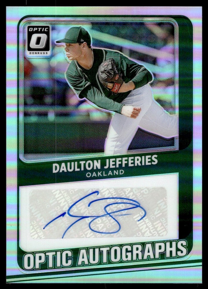 2021 Donruss Optic Autographs Holo #7 Daulton Jefferies