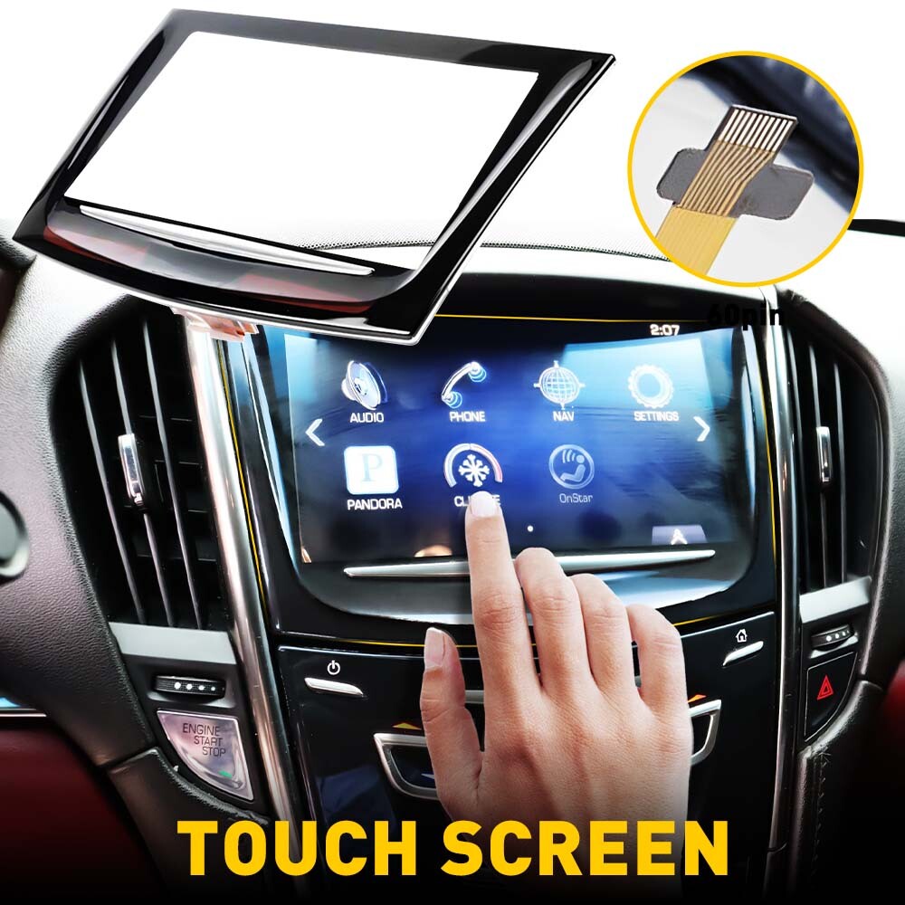 TouchSense Touch Screen Display Replacement for 2013-17 Cadillac CTS ATS SRX XTS CUE System