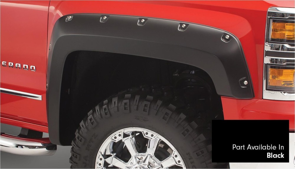 Bushwacker Fender Flares Pocket Style-Color Black Smooth Finish 4 Pc Part No. 40