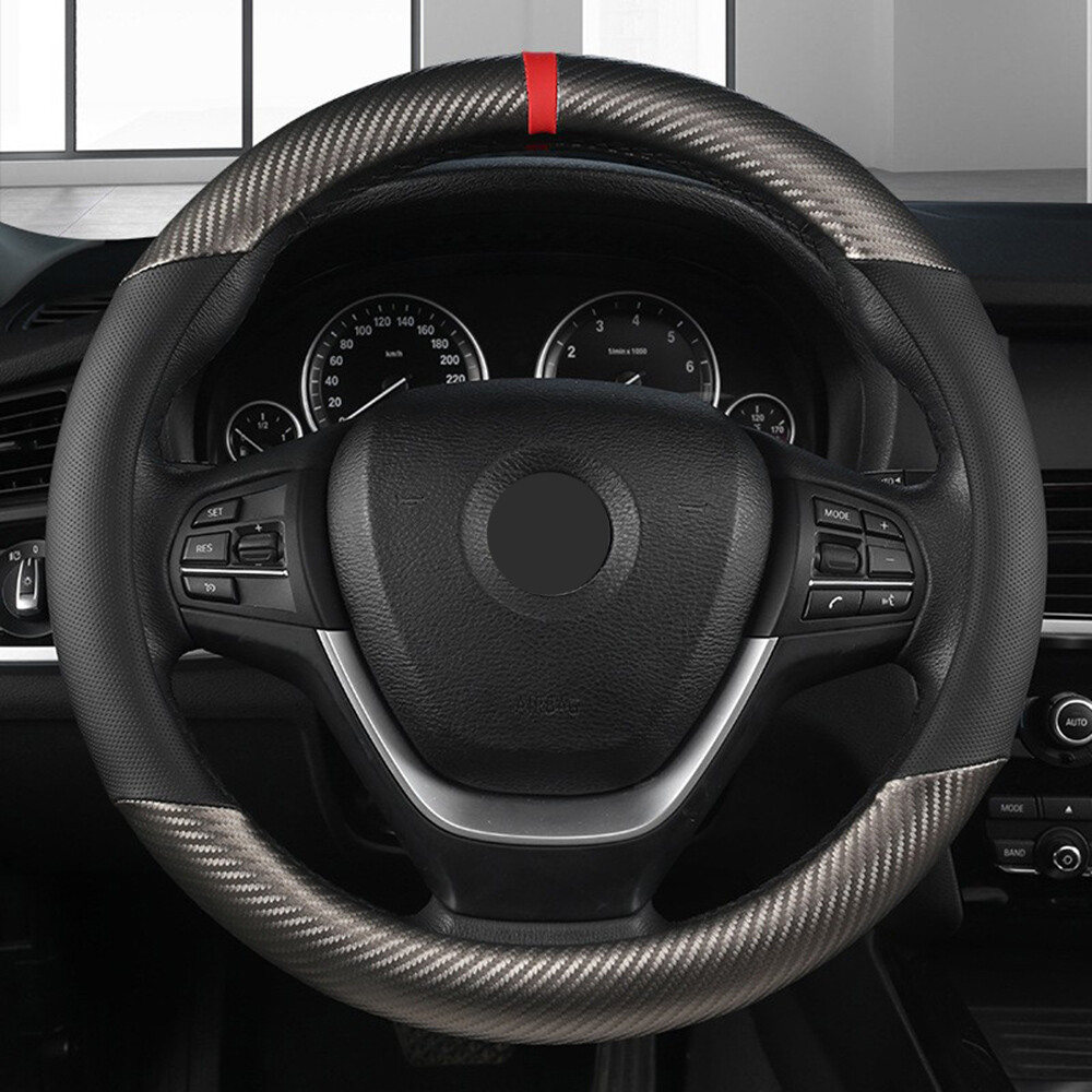 PU Leather Car Steering Wheel Cover for Good Grip Auto Accessories 15