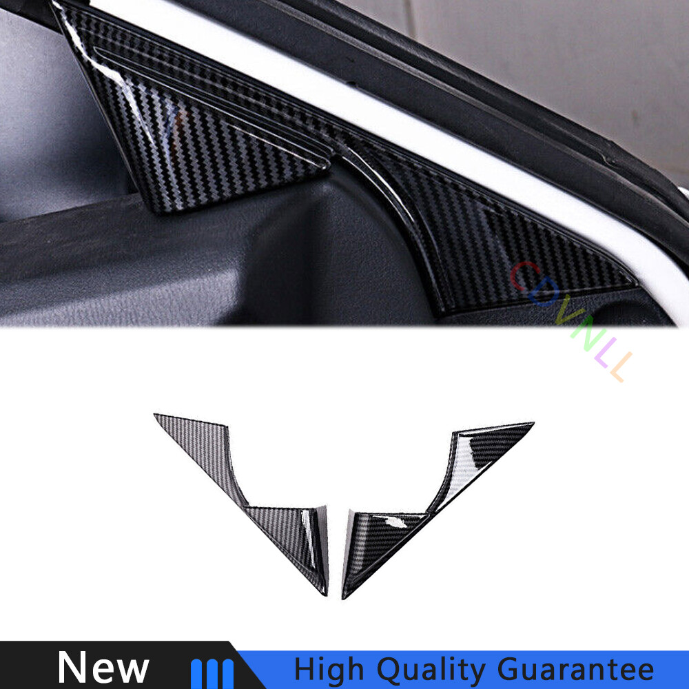 For Mazda 6 Atenza 2017-2019 Carbon Fiber Car Front Triangle A Pillar Cover Trim