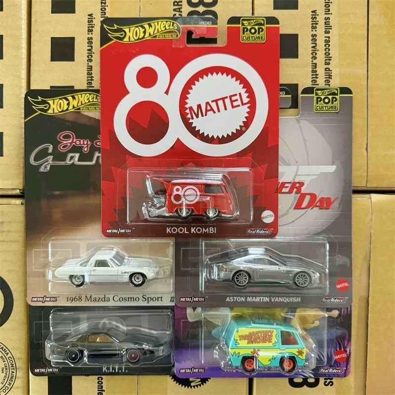 2025 Pop Culture Sealed Case G 5 Car Pack 1:64 Scale Diecast Models Hot Wheels