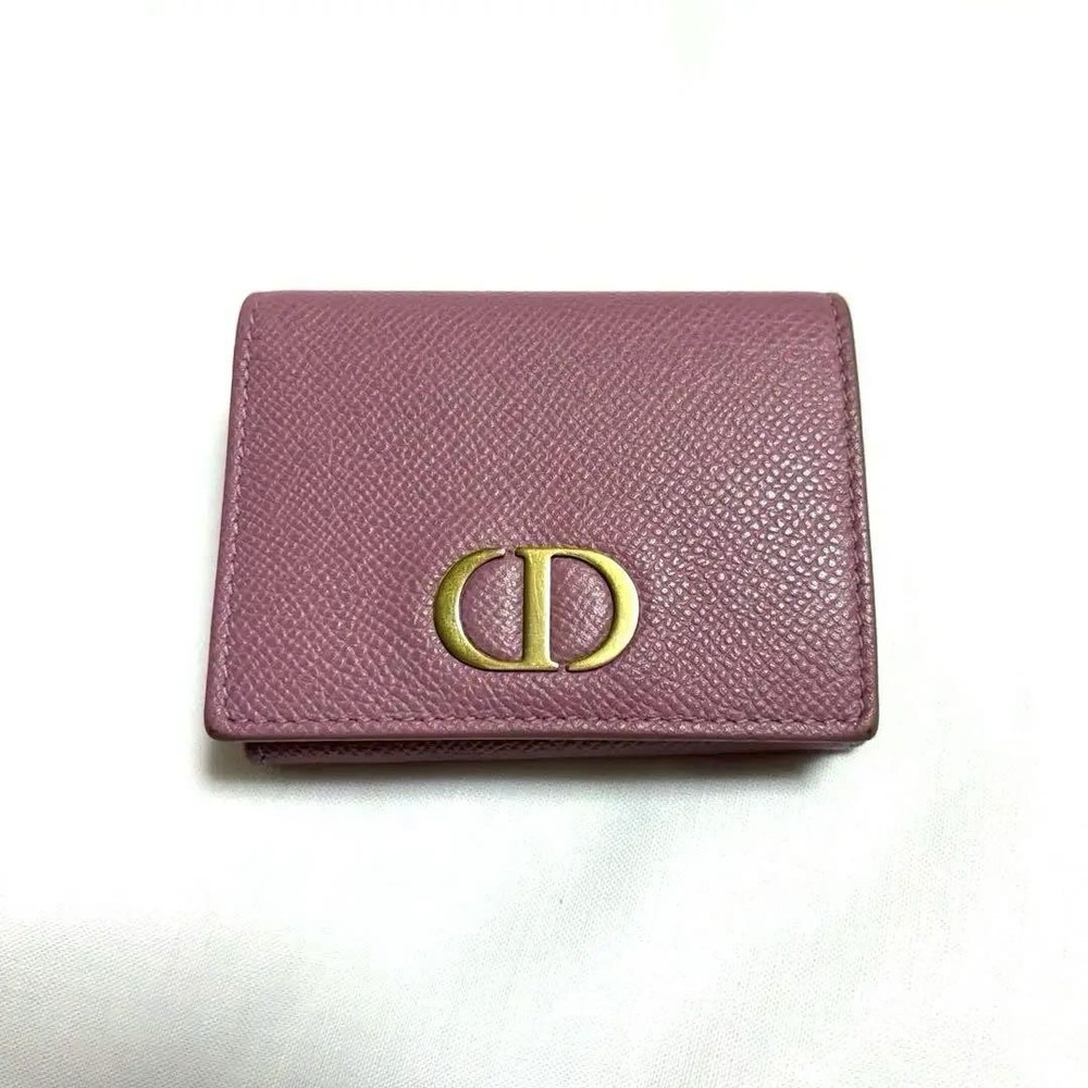 Dior 30 Montaigne Pink Compact Wallet