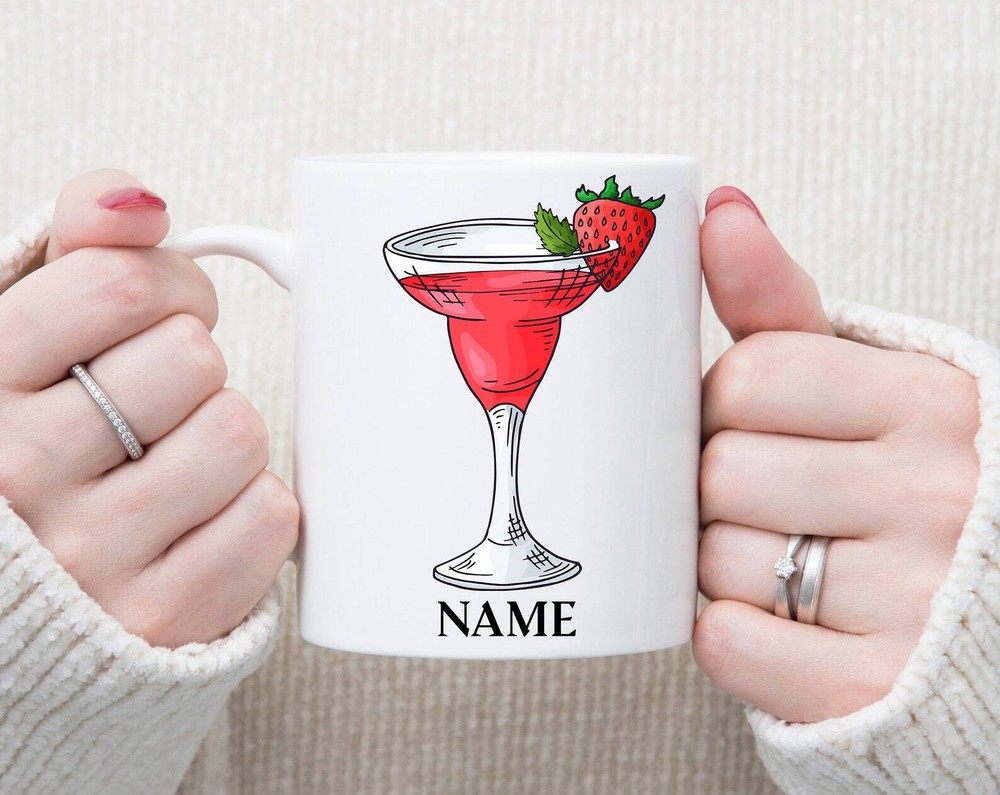Personalised Mugstrawberry Daiquiri Cocktail 11oz Mug Tea Coffee Gift's For All