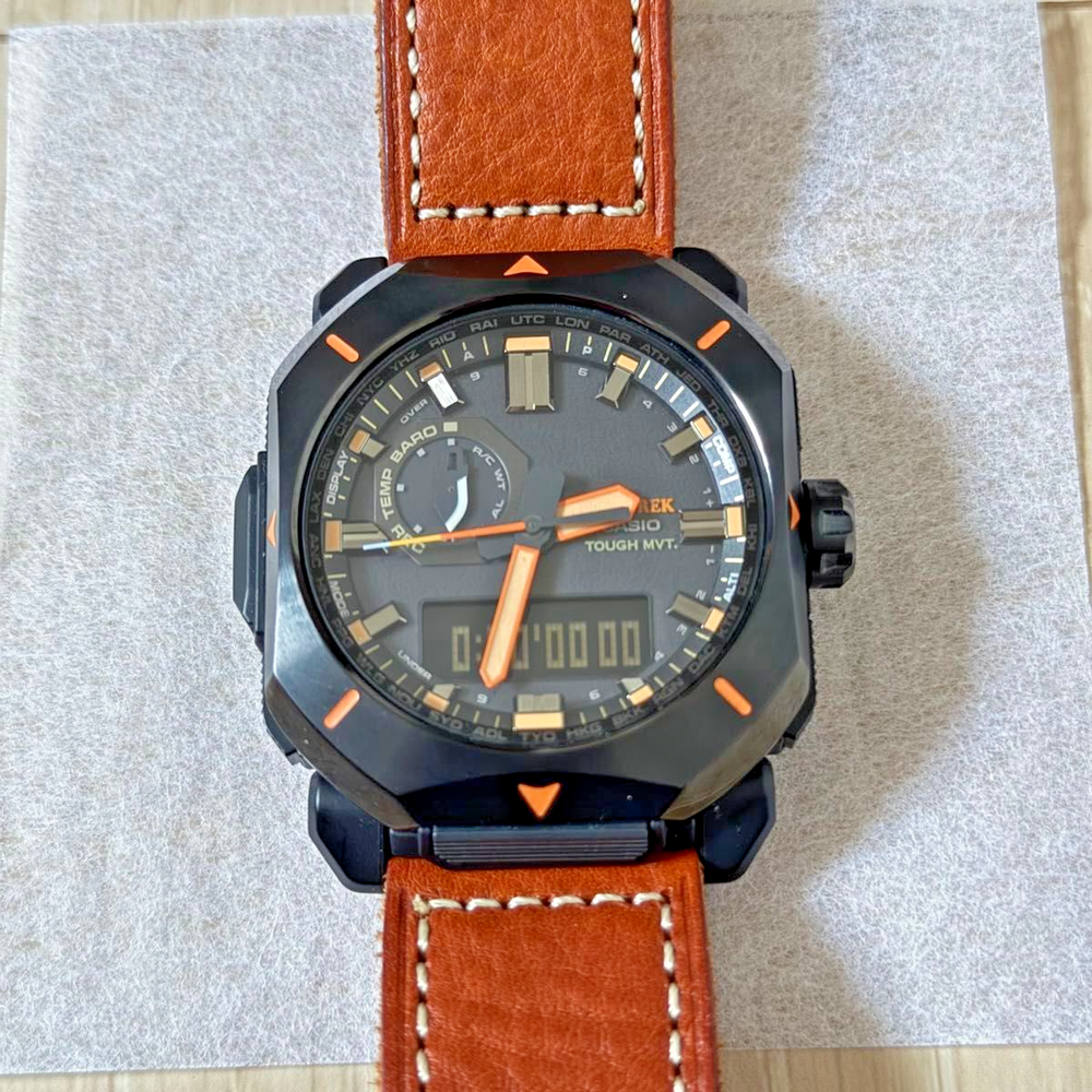 CASiO PRO TREK PRW-6900YL-5JF Solar Radio Men's Watch from Japan Pre-Owned