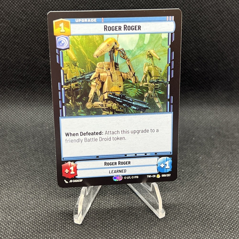 Roger Roger 069/257 Rare Star Wars Unlimited Card TWI