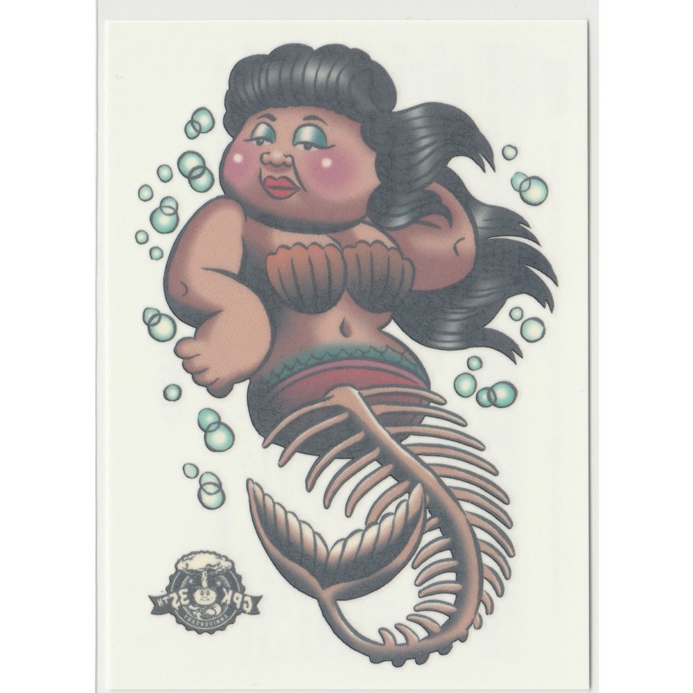 Mermaid 3 Tattoo Garbage Pail Kids GPK 35th Anniversary Series 2020