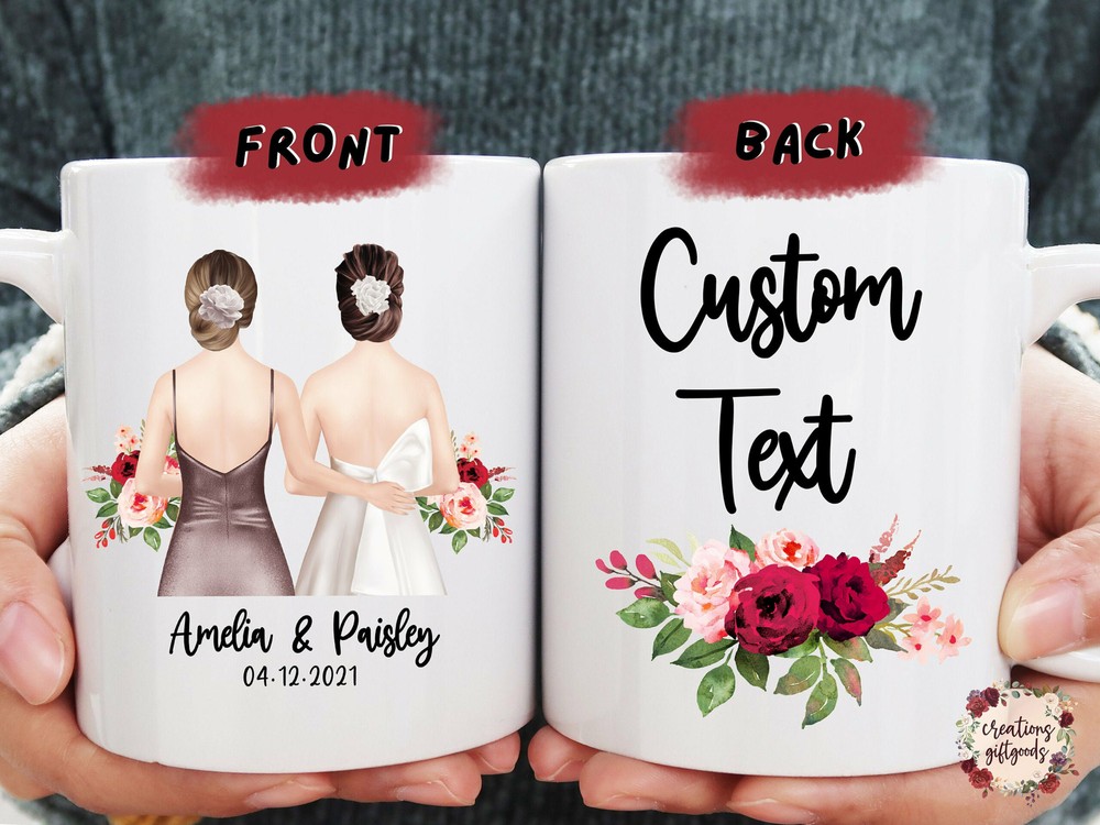 Custom Bridal Party Mug Personalized Mug Best Friend Gift Sister Wedding Mug