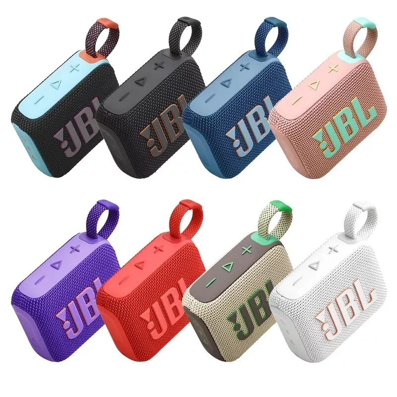 JBL GO4 Waterproof Portable Bluetooth Speaker in Vibrant Colors