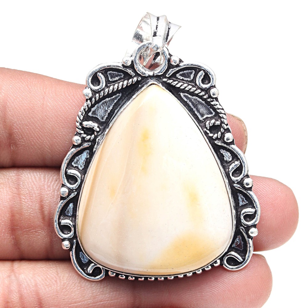 Wild Horse Jasper Pendant Handmade Silver Jewelry Gift For Women 2.25 Inch