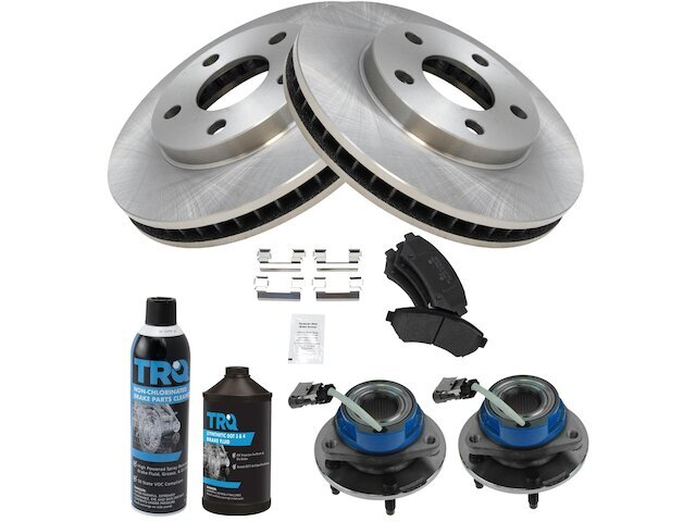 Front Brake Pad and Rotor and Wheel Hub Kit fits Venture 1997-2005 FWD 42FJFZ