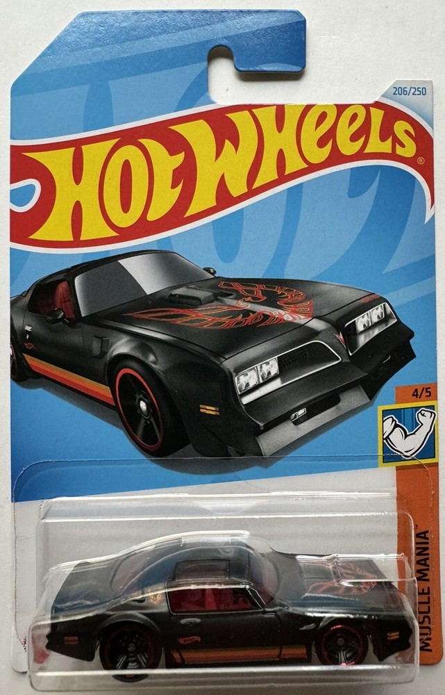 2024 Hot Wheels MUSCLE MANIA 4/5 '77 Pontiac Firebird T/A 206/250 (Int. Card)