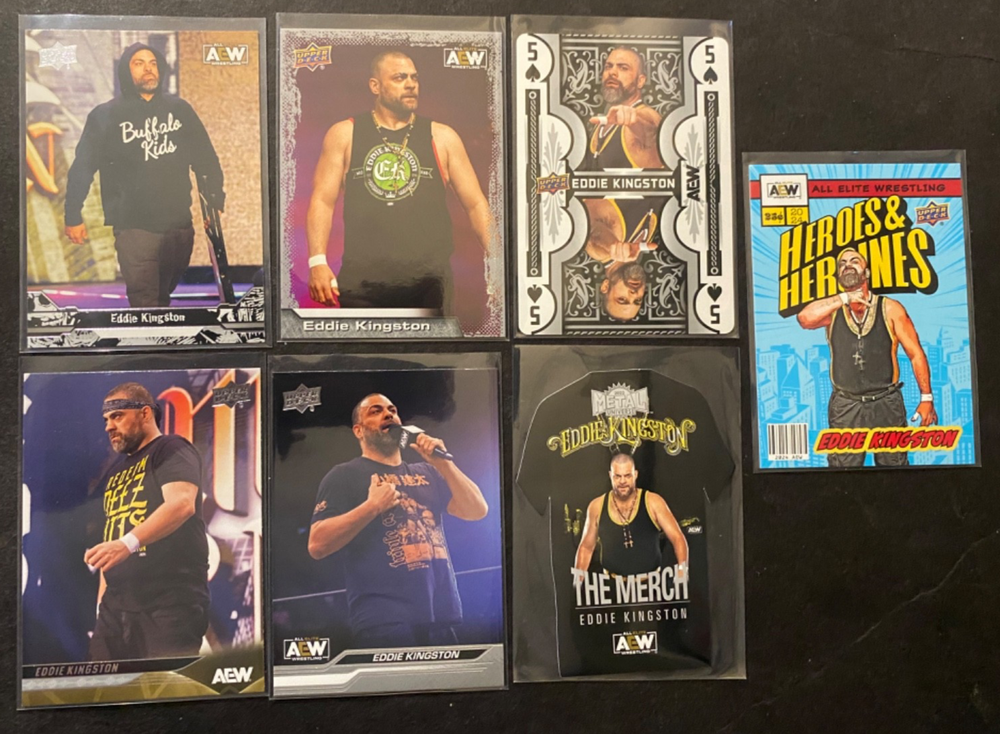 Eddie Kingston - 7 Wrestling Card Package Deal