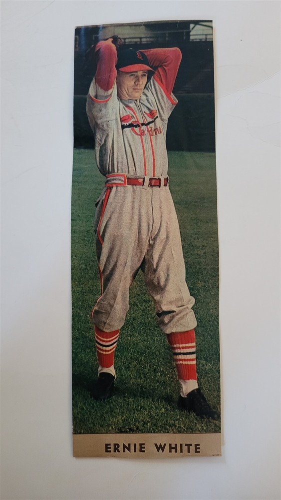 Ernie White 1940 Cardinals NY Times Scrapbook Rare Colorfoto
