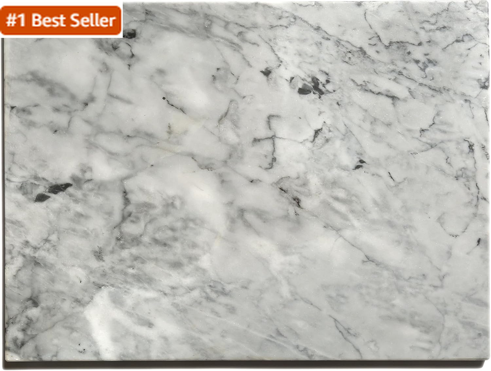 Premium Non-Stick Marble Pastry Cutting Board Slab 15 3/4