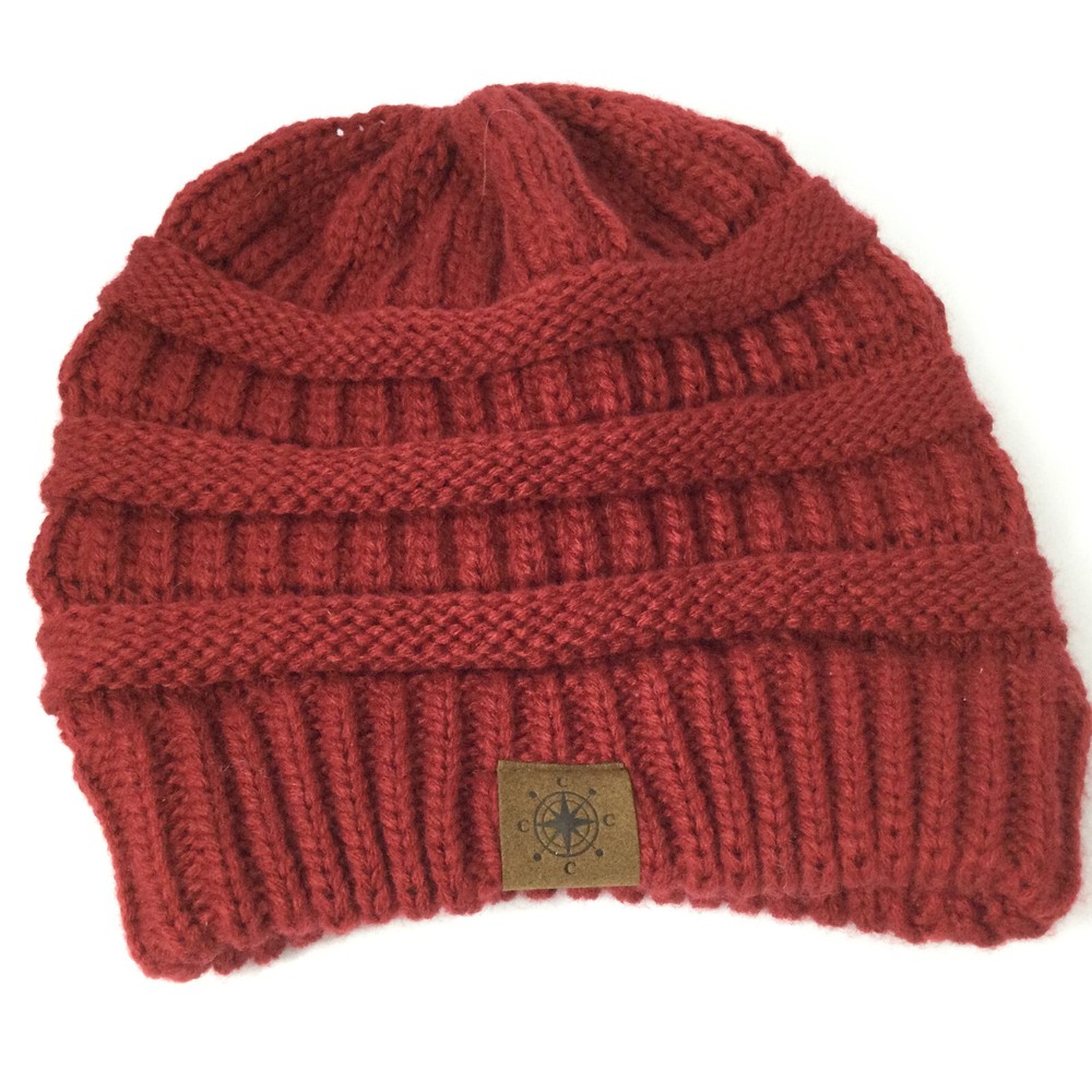 Beanie Brand Exclusive Soft Stretch Cable Knit CC Hat