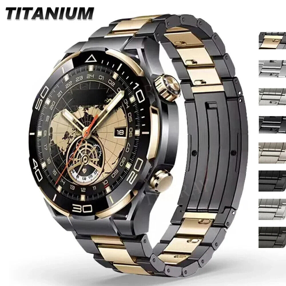 22mm Universal Luxury Titanium Strap Band for Huawei GT4/GT3/GT2/Watch 4 3 Pro