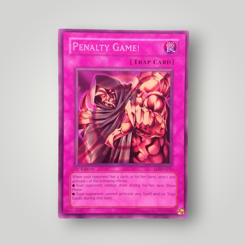 Penalty Game LCYW-EN296 Yu-Gi-Oh 1st Edition Mint Condition Card