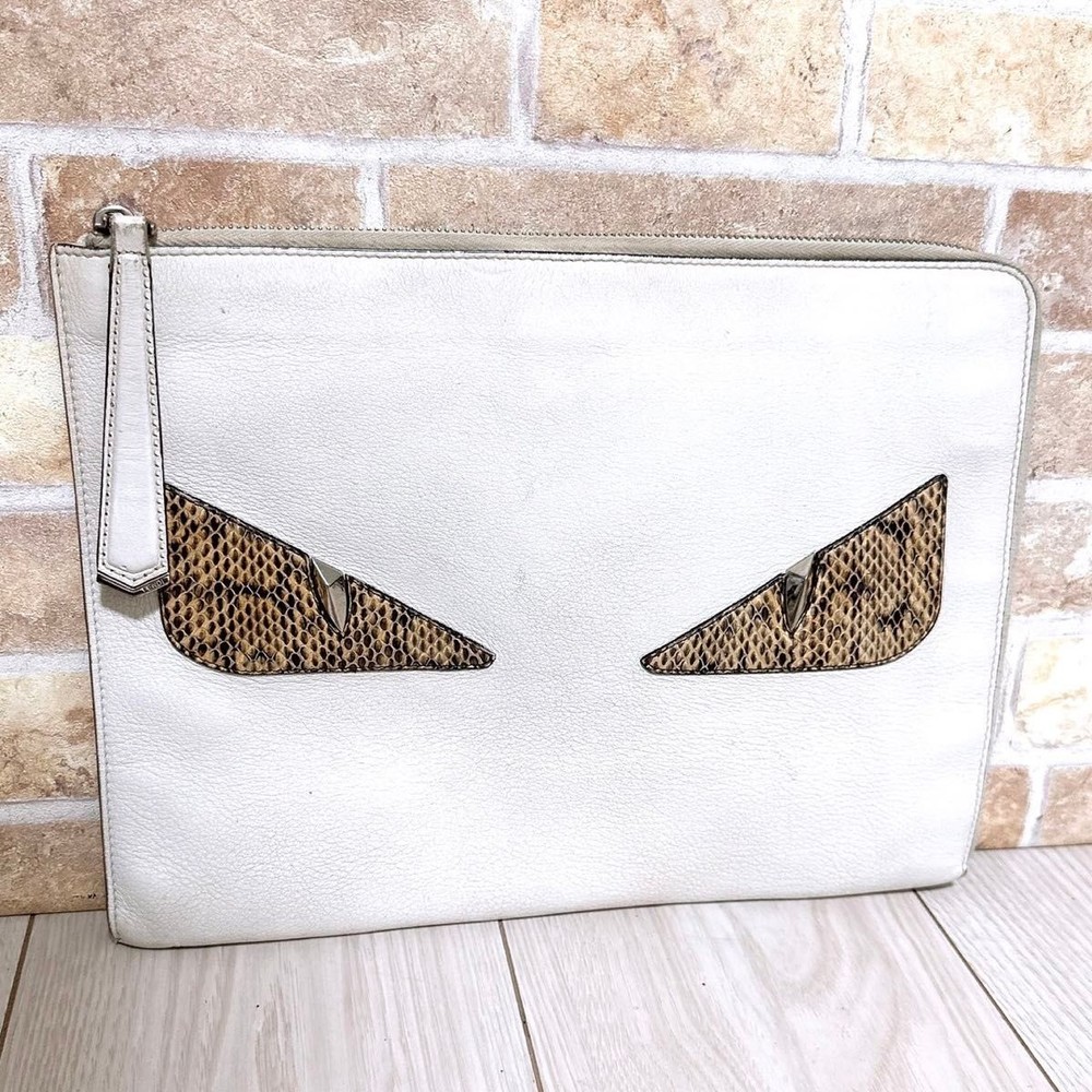 FENDI Clutch Bag Monster 16a