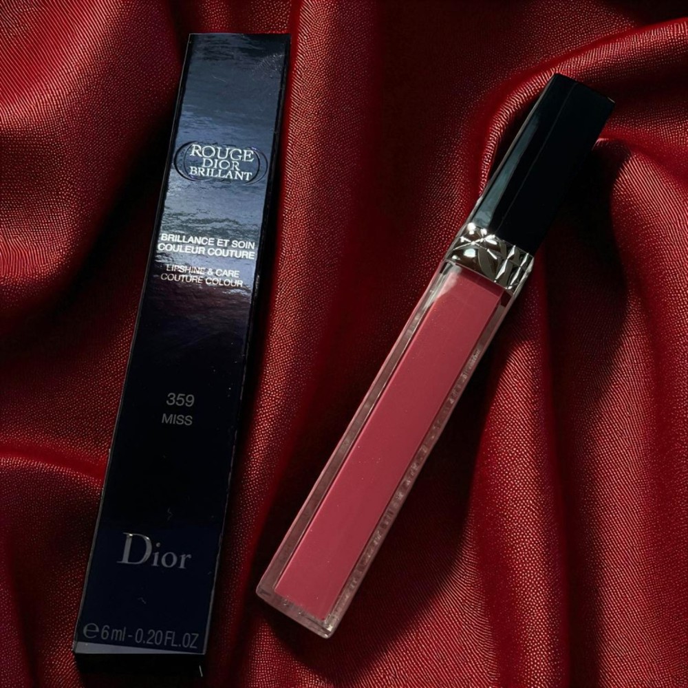 Dior Rouge Brilliant Lipstick 359 Bright Red Hydrating Shine