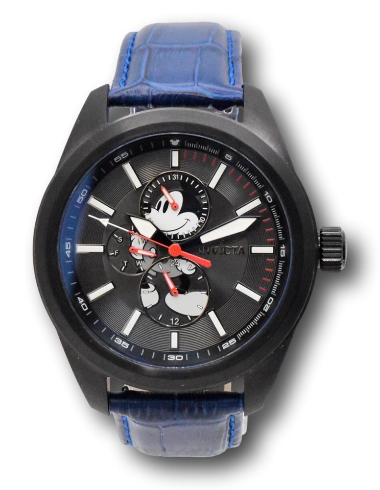 Invicta Disney Men's 46mm Black Mickey Mouse Limited Watch Band Set 34087