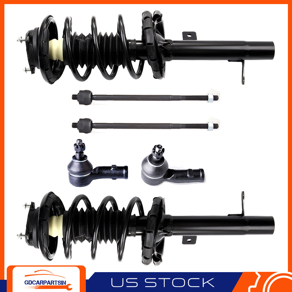 2000-2004 Ford Focus Front Strut Coil Spring with Inner Outer Tie Rods
